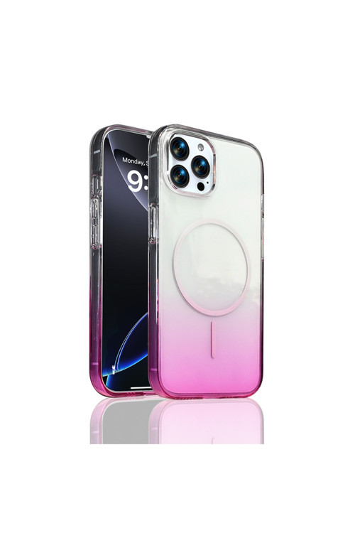 İphone 16 Pro Kılıf M-Safe Şarj Özellikli Zore Septik Silikon Kapak - Mor