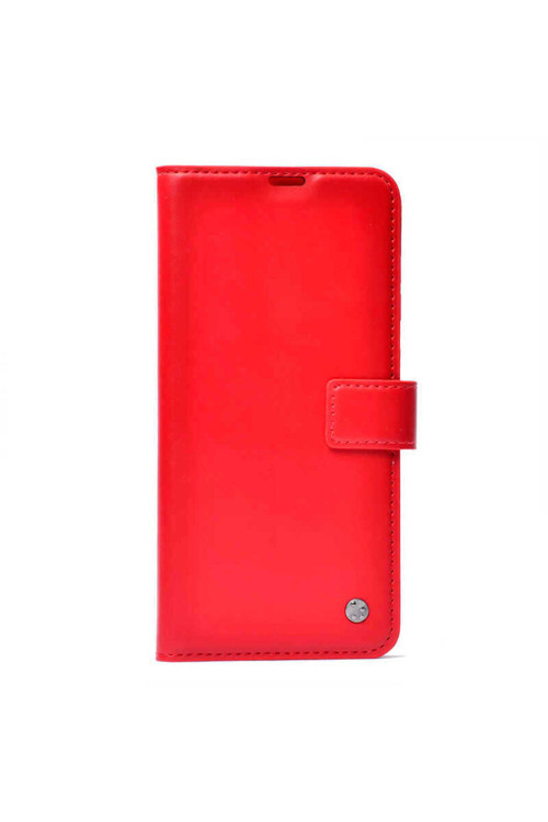 Galaxy A04 Kılıf Klfs Kar Deluxe Kapaklı Kılıf - Kırmızı