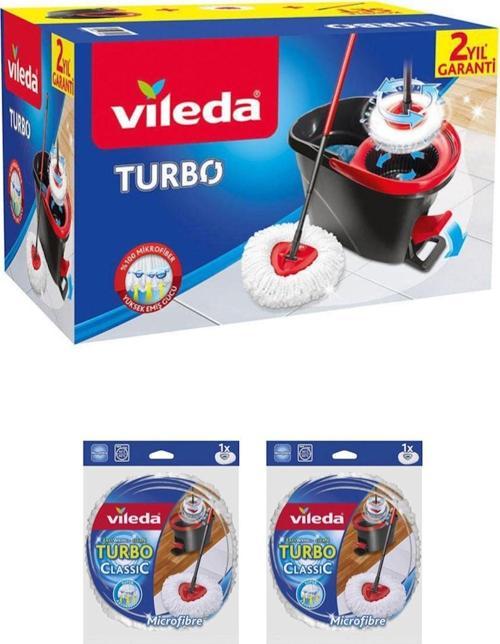 Turbo Pedallı Temizlik Sistemi + 2 Adet Yedek Paspas