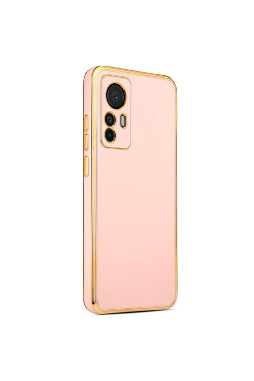 Mi 12T Kılıf Klfs Bark Kapak - Rose Gold