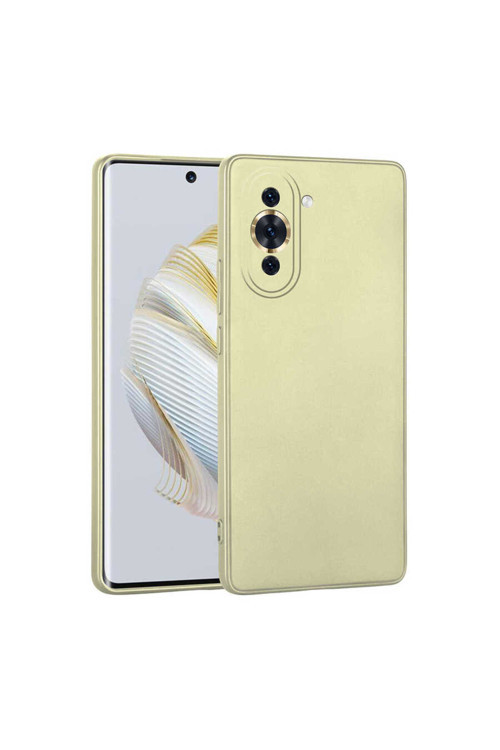 Huawei Nova 10 Kılıf Klfs Premier Silikon Kapak - Gold
