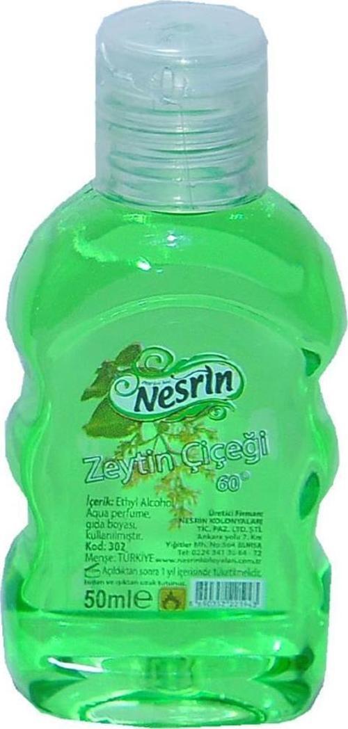Zeytin Çiçeği Kolonyası 50ML 60 Derece Pet Şişe