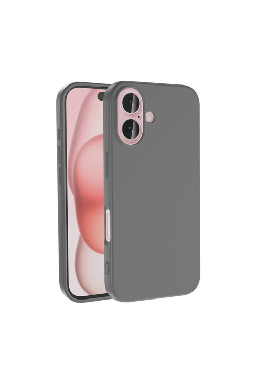 Apple İphone 16 Plus Kılıf Klfs Lsr Lansman Kapak-Titanyum-Gri