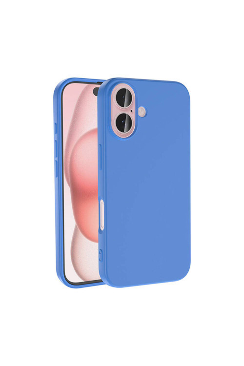 Apple İphone 16 Plus Kılıf Klfs Lsr Lansman Kapak-Mavi