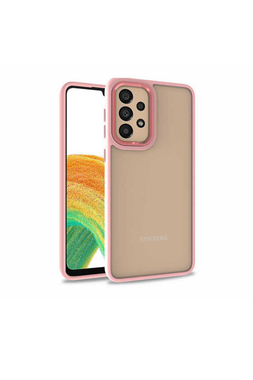 Galaxy A52 Kılıf Klfs Flora Kapak - Rose Gold