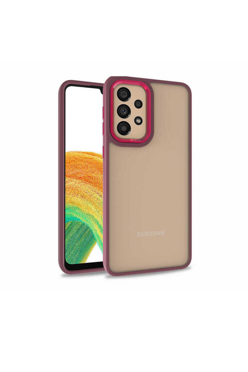 Galaxy A52 Kılıf Klfs Flora Kapak - Kırmızı