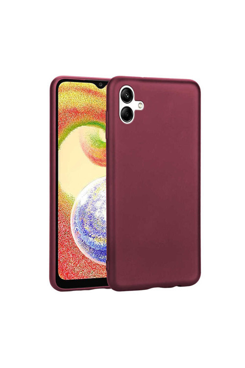 Galaxy A04 Kılıf Klfs Premier Silikon Kapak - Mürdüm