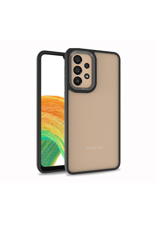 Galaxy A33 5G Kılıf Klfs Flora Kapak - Siyah