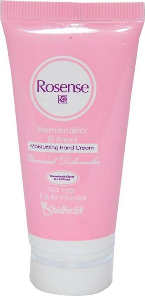 Gül Yağlı Nemlendirici El Kremi 20ML Gül Yağı E B5 Vitaminli