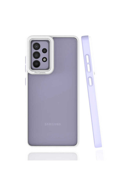 Galaxy A52 Kılıf Klfs Mima Kapak - Lila