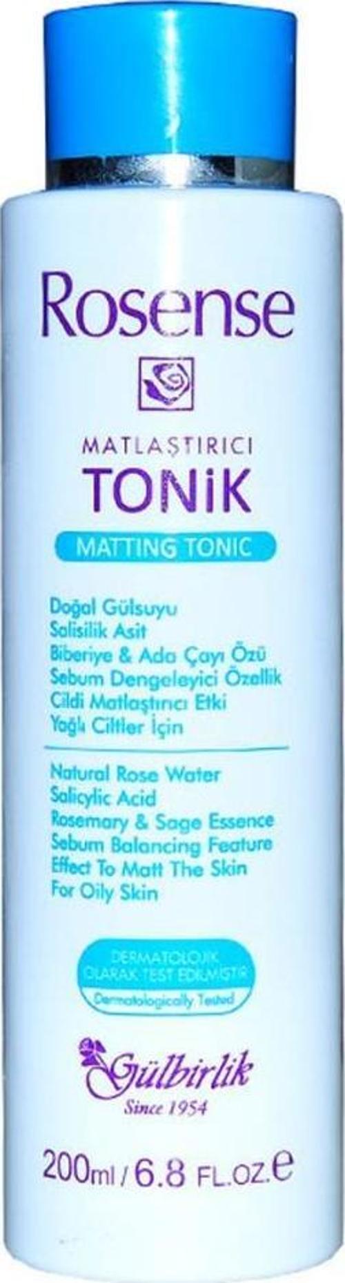 Matlaştırıcı Tonik 200 ML Doğal Gül Suyu Adaçayı Sebum