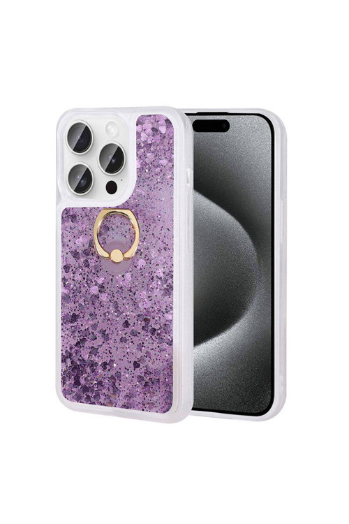 İphone 15 Pro Uyumlu Klfs Milce Kılıf-Mor
