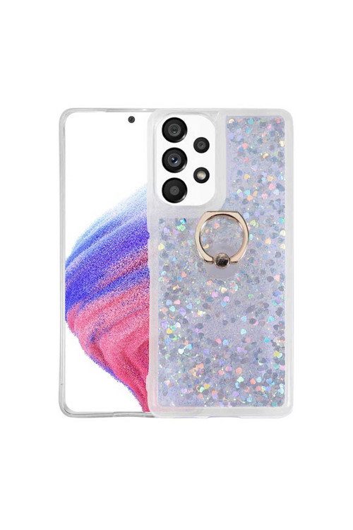 Galaxy A13 4G Kılıf Klfs Milce Kapak - Gümüş