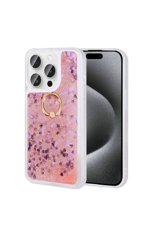 İphone 15 Pro Uyumlu Klfs Milce Kılıf-Pembe