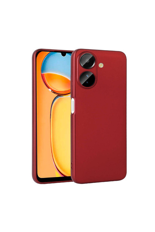 Redmi 13C Kılıf Klfs Premier Silikon Kapak - Kırmızı