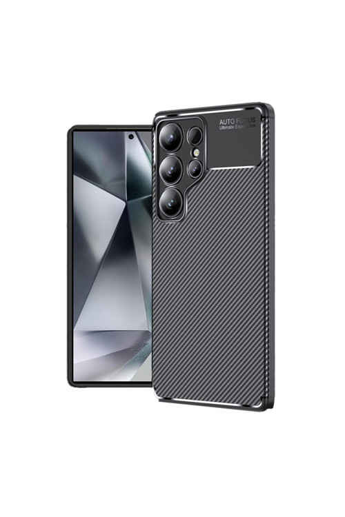 Galaxy S25 Ultra Uyumlu Kılıf Klfs Negro Silikon Kapak-Siyah
