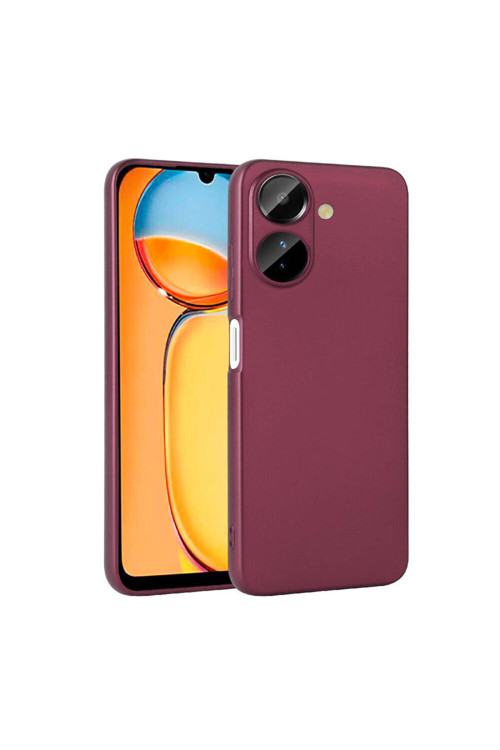Redmi 13C Kılıf Klfs Premier Silikon Kapak - Mürdüm