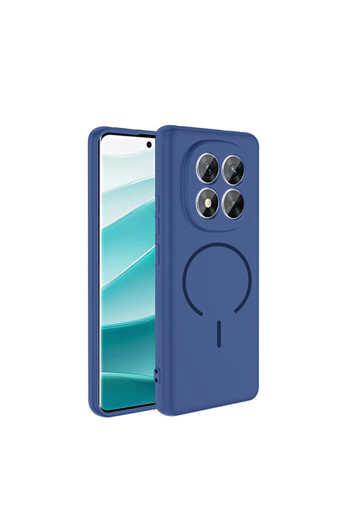 Redmi Note 14 Pro 4G Kılıf M-Safe Şarj Özellikli Klfs Meta Kapak - Lacivert