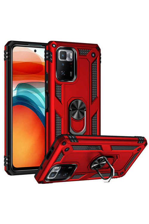 Poco X3 Gt Kılıf Klfs Vega Kapak - Kırmızı