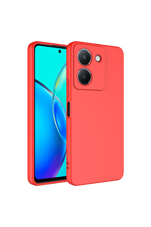 Vivo Y36 4G Kılıf Klfs Mara Lansman Kapak - Kırmızı