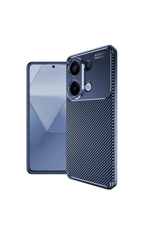 Redmi Note 13 Pro 4G Kılıf Klfs Negro Silikon Kapak - Lacivert