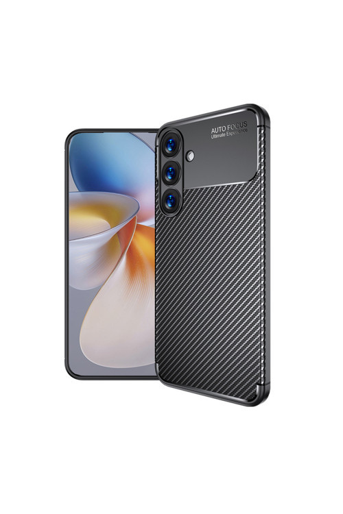 Galaxy S25 Uyumlu Kılıf Klfs Negro Silikon Kapak-Siyah
