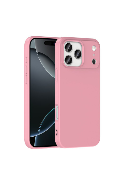 İphone 17 Pro Kılıf Zore Mara Lansman Kapak - Açık Pembe