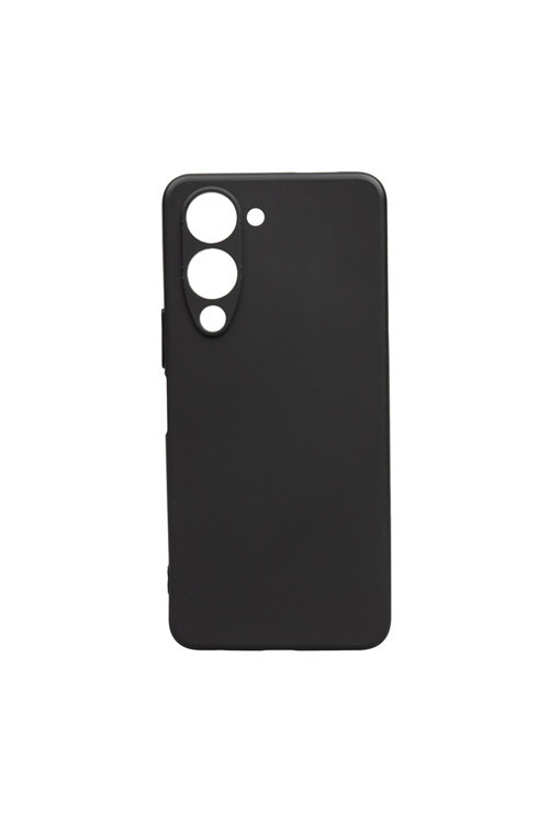 Vivo Y5S Kılıf Zore Biye Silikon - Siyah