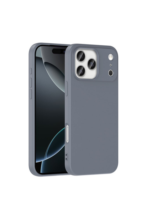 İphone 17 Pro Kılıf Zore Mara Lansman Kapak - Gri