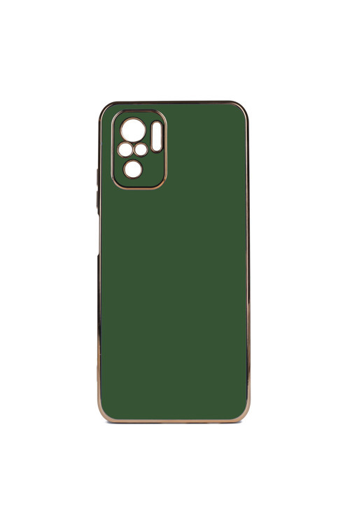 Redmi Note 10S Kılıf Klfs Bark Kapak - Koyu Yeşil