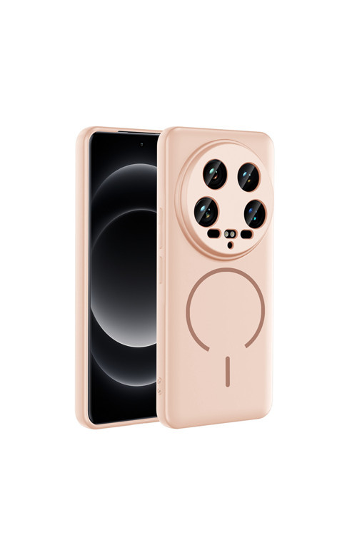 Xiaomi 14 Ultra Kılıf Magsafe Şarj Özellikli Klfs Meta Kapak - Rose Pembe