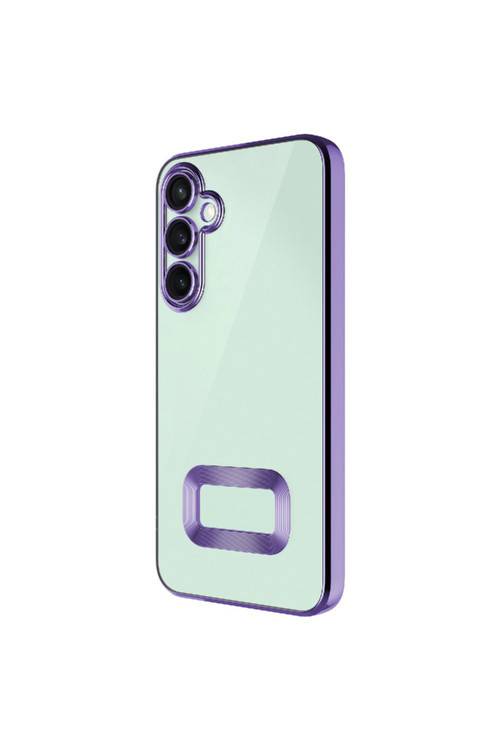 Galaxy A56 Kılıf Kamera Korumalı Logo Gösteren Klfs Omega Kapak - Lila