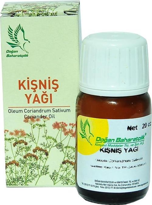 Baharatçılık Kişniş Yağı 20 ML Katkısız Doğal Saf Cam Şişe