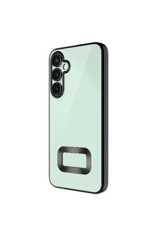 Galaxy A56 Kılıf Kamera Korumalı Logo Gösteren Klfs Omega Kapak - Siyah