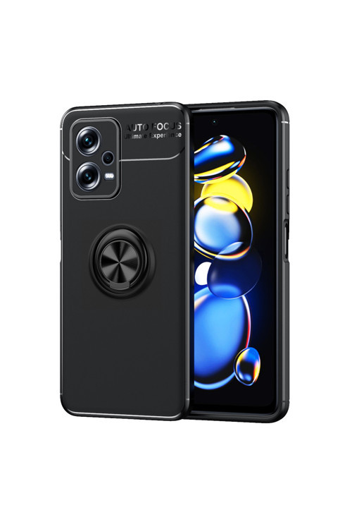 Redmi Note 12 5G Kılıf Klfs Ravel Silikon Kapak - Siyah