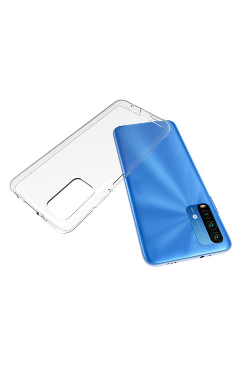 Redmi 9T Kılıf Klfs Süper Silikon Kapak - Renksiz
