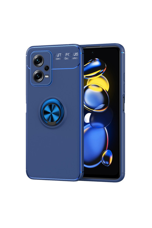 Redmi Note 12 5G Kılıf Klfs Ravel Silikon Kapak - Mavi