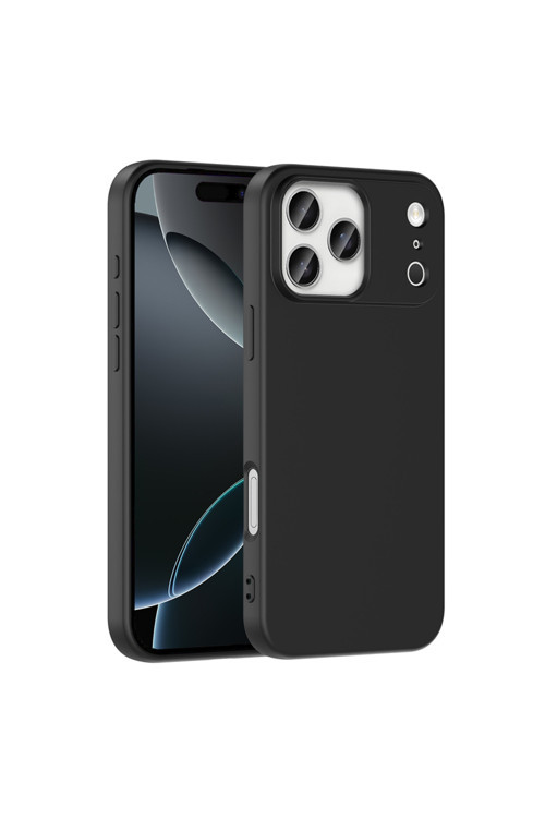 İphone 17 Pro Kılıf Zore Mara Lansman Kapak - Siyah