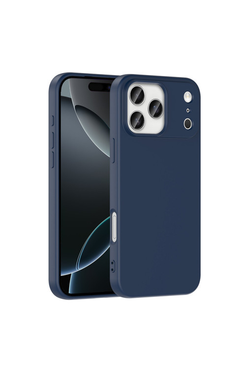 İphone 17 Pro Kılıf Zore Mara Lansman Kapak - Lacivert