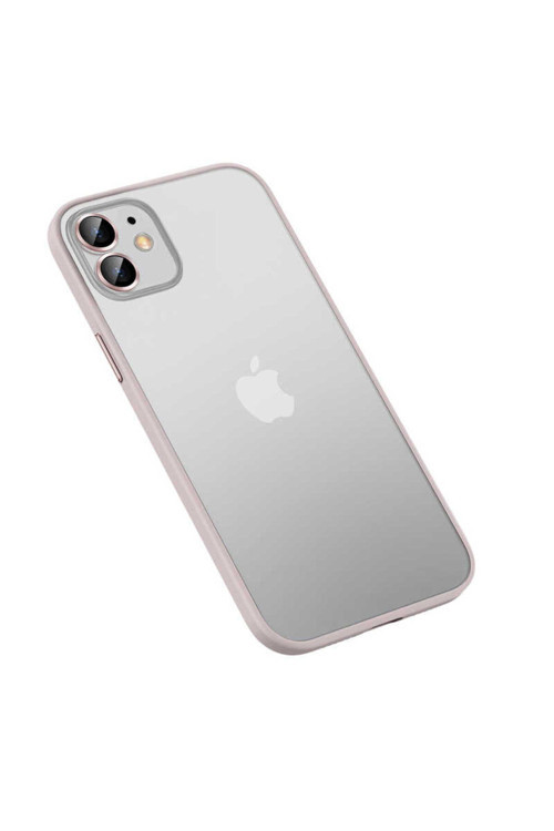 İphone 12 Uyumlu Klfs Retro Kılıf-Rose Gold