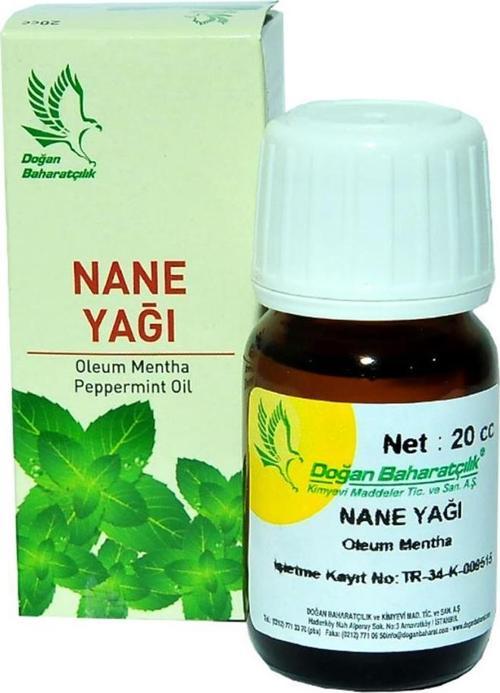 Baharatçılık Nane Yağı 20 cc ml Doğal Cam Şişe