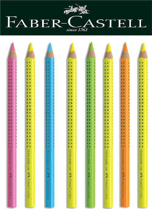 Faber-Castell Ahşap Gövdeli Fosforlu Kalem 8'li Set