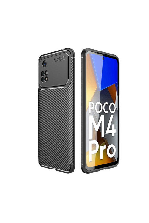 Poco M4 Pro 4G Kılıf Klfs Negro Silikon Kapak - Siyah