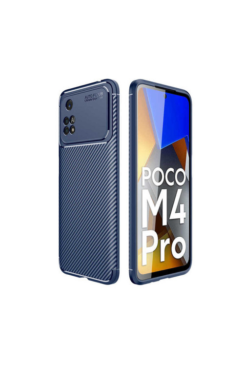 Poco M4 Pro 4G Kılıf Klfs Negro Silikon Kapak - Lacivert