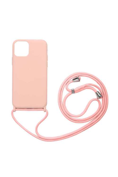 İphone 12 Uyumlu Klfs Ropi Kılıf-Pembe Açık