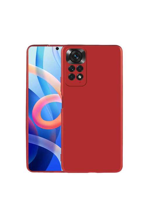 Redmi Note 11S Global Kılıf Klfs Premier Silikon Kapak - Kırmızı