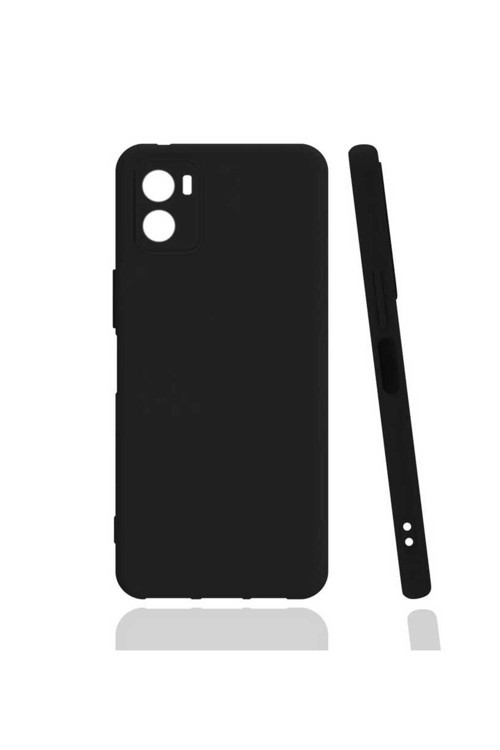 Vivo Y15S Kılıf Klfs Biye Silikon - Siyah