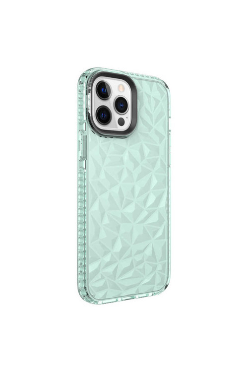 İphone 13 Pro Max Uyumlu Klfs Buzz Kılıf-Yeşil