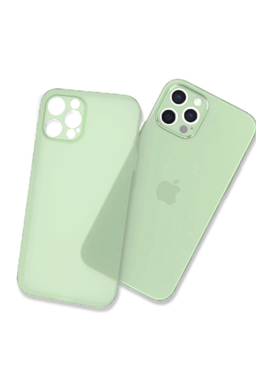 İphone 12 Pro Max Uyumlu Klfs Tiny Kılıf-Açık Yeşil