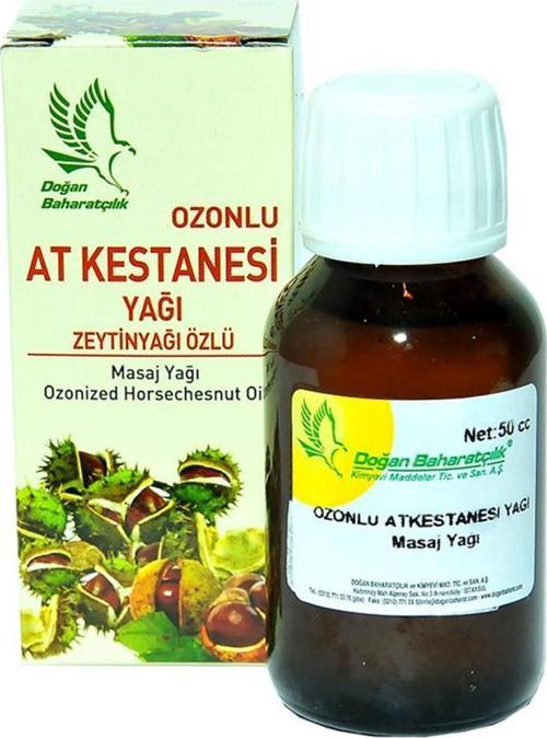 Baharatçılık Ozonlu At Kestanesi Yağı 50cc Saf Ozon Masaj